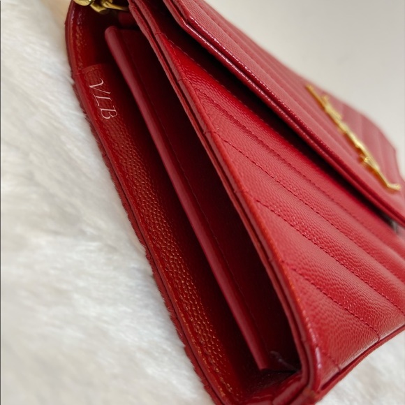 ♥️SOLD♥️Saint Laurent Wallet On Chain Medium - Picture 4 of 6